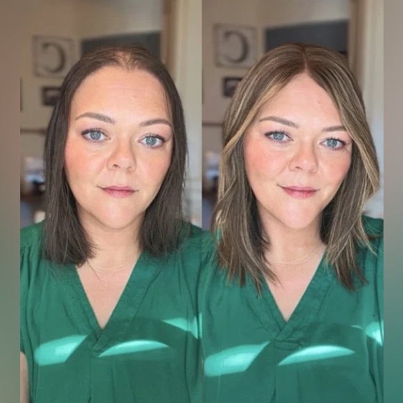 Uniwigs Airy Elegance Lace Top Human Hair Topper With Lace - Picture 3 of 14